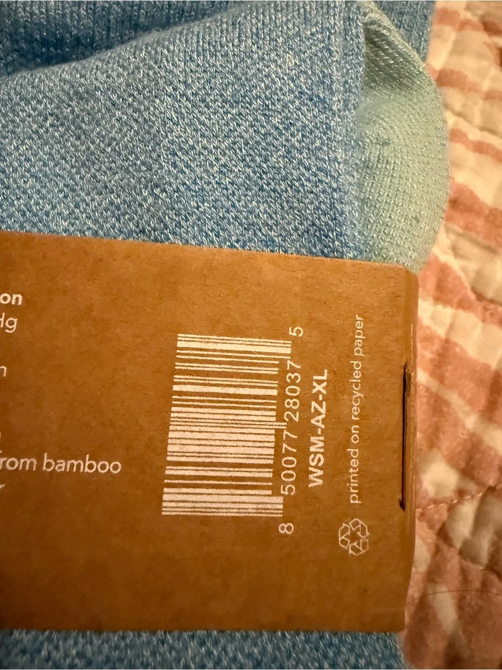 Wellow Azure Blue Wide Calf Knee High Aerolite+ Compression Socks - size XL